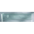 Jade Glass Name Plate (12"x2 1/4")